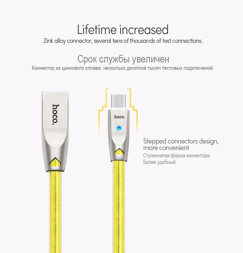 НОСО Цинковый сплав Желе Оплетка Зарядный Дата Кабель Type-C к USB для Передачи Данных Зарядка для Samsung LG Sony HTC Xiaomi Шнур Зарядка для Самсунг Сони Сяоми ЮСБ Провод Тип Ц для Мобильного Телефона