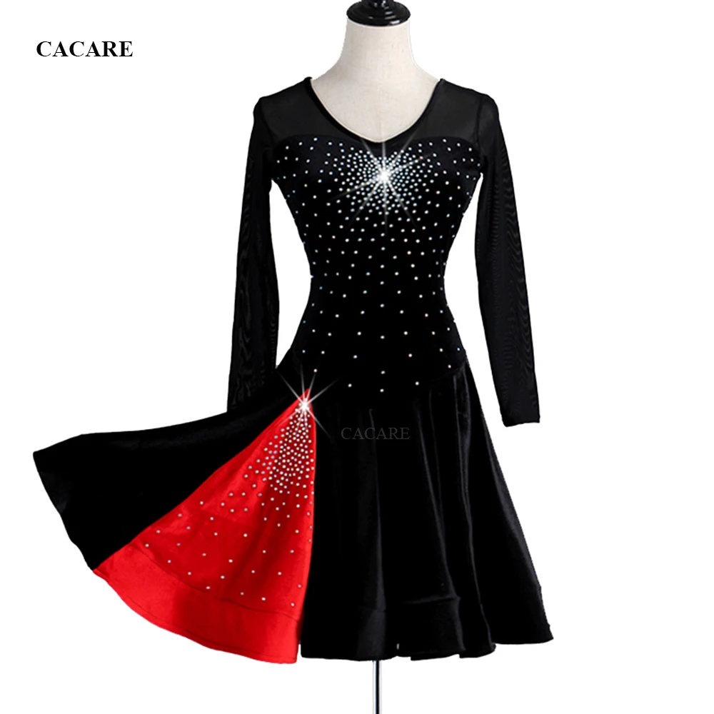 

CACARE Latin Dance Dress Women Sale Dress Latina Salsa Dance Competition Dresses Promotion D0959 Customize