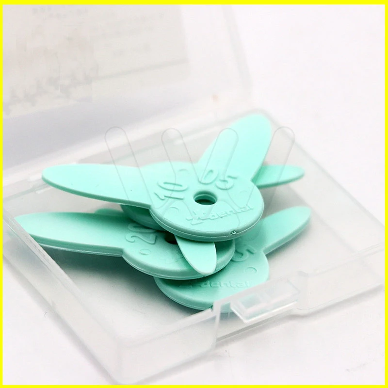 4pcsSet Dental Rubber Ruler for Measurement of Tooth Slit Teeth Instrument Tool For Dentistry Lab (1)
