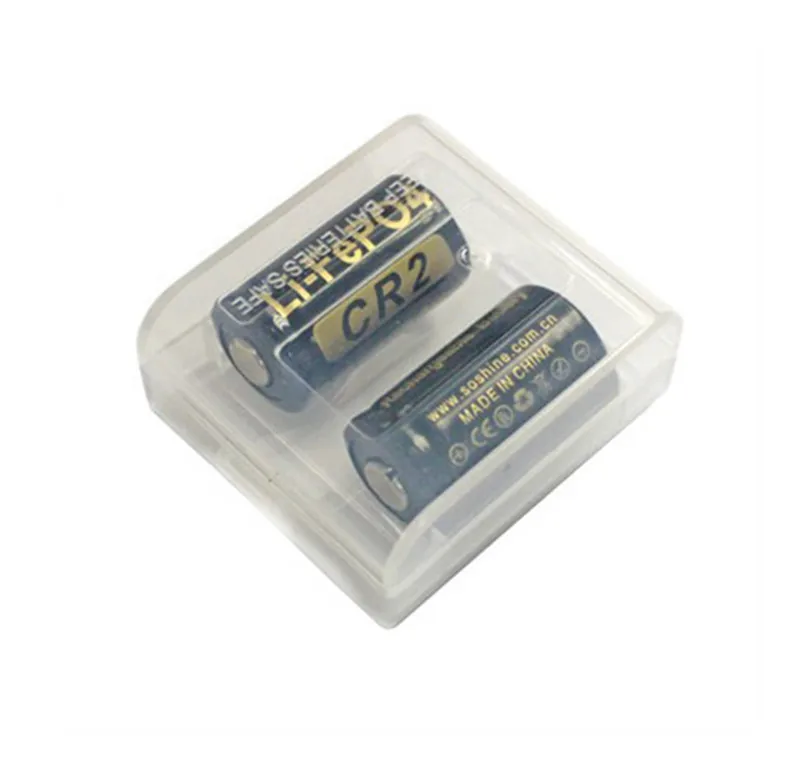 2 шт. аккумуляторная батарея Soshine CR2 400 мА · ч 3 в LiFePO4 15266 аккумулятор с защитной