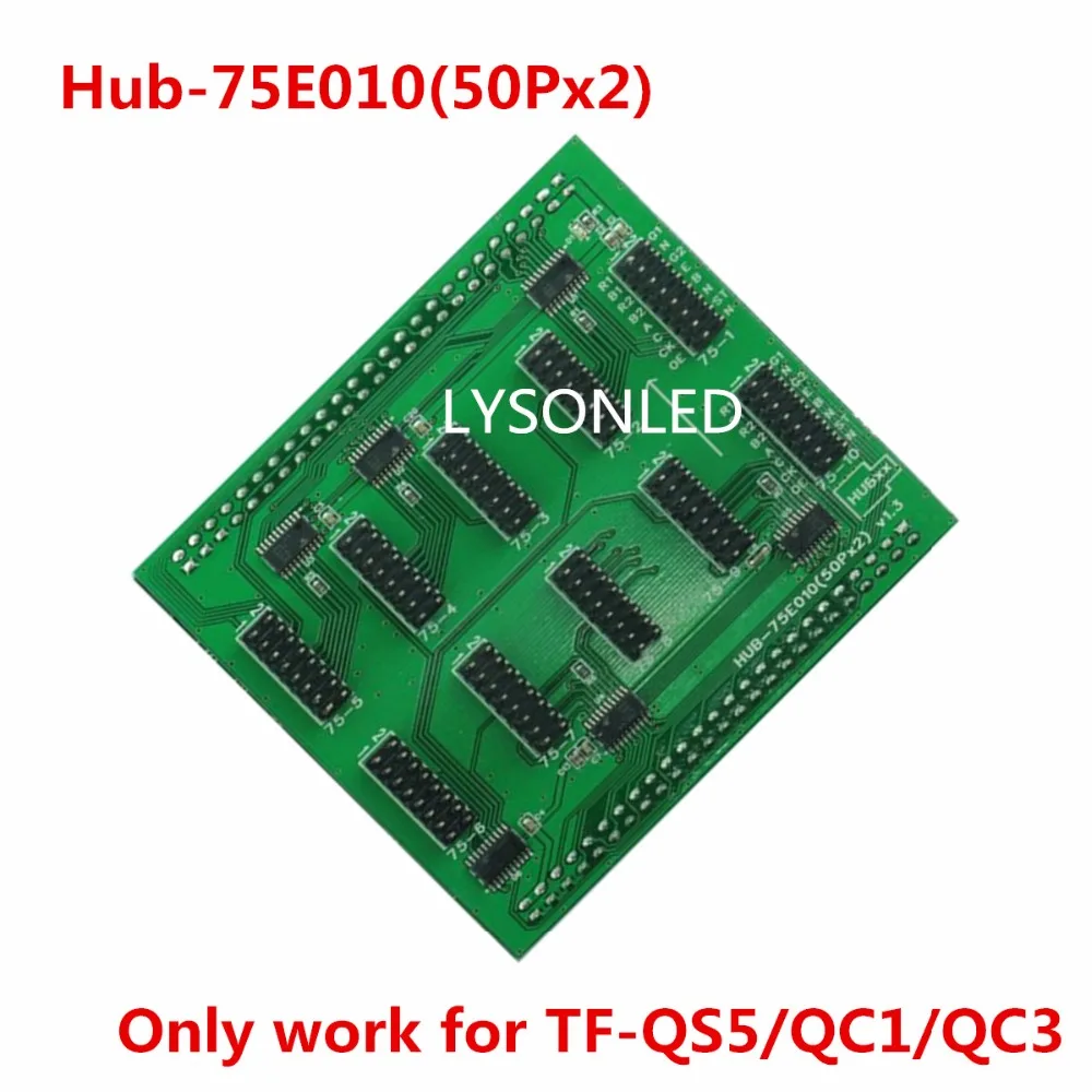 LongGreat полноцветный светодиодный адаптер для Hub-75E010 карт (работает для TF-QS5/TF-QC1/TF-QC3) Поддержка HD Крытый 1/32 полноцветный светодиодный модуль