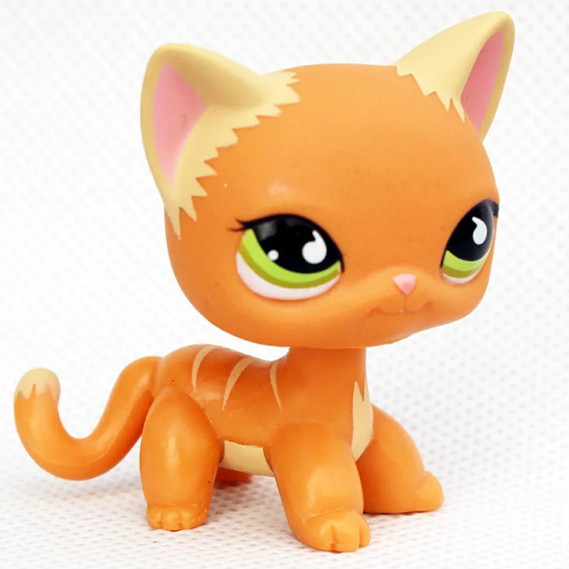 525 Pet shop lps toys cat standing dog литл пет шоп игрушки лпс кота стоя животных фигура собака колли кокер-спаниель дог такса оригинальные короткие волосы котенок Рождество подарок - Цвет: 525