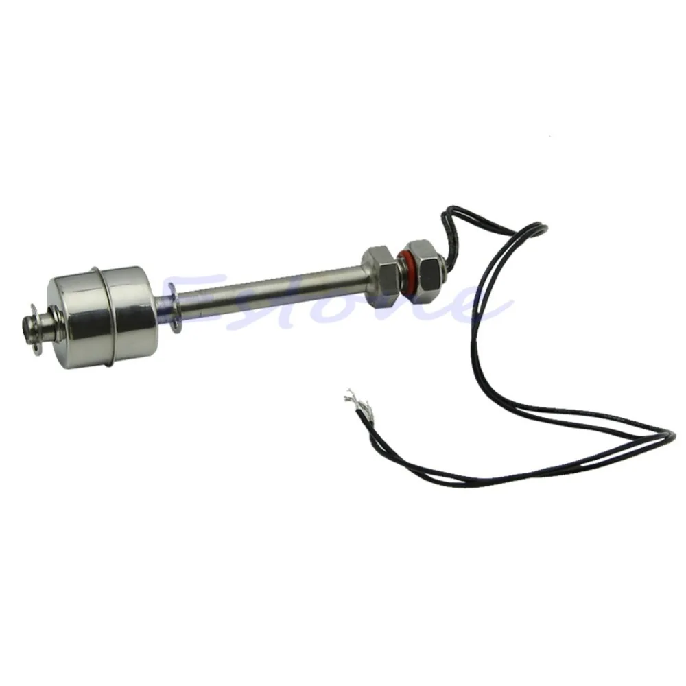 

NEW Water Level Sensor Liquid Ball Float Switch Tank Pool Steel 10cm