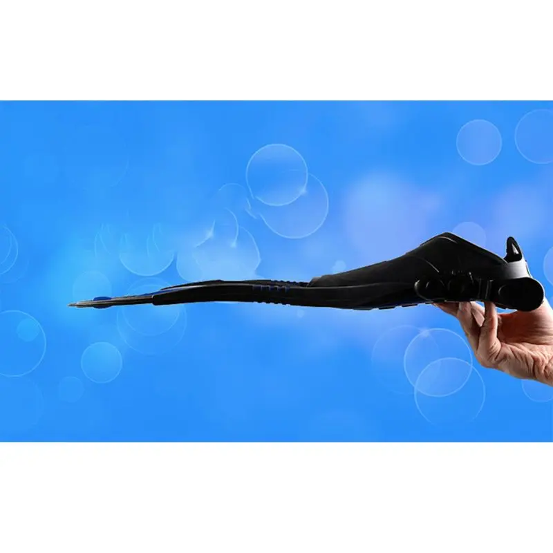 Unisex Frog Snorkeling Adjustable Ankle Long Hydrofoil Guiding Swimming Flippers