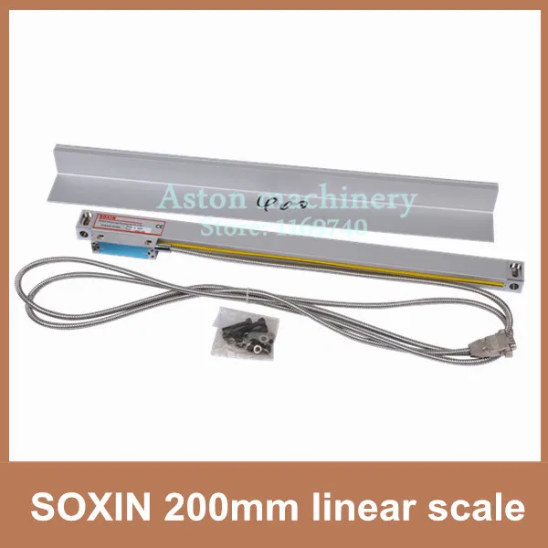 

high precision Lathe accessoriese linear scale 0.005mm 200mm grating bar for boring machine CNC grating scale lathe tool