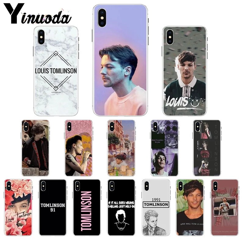 

Yinuoda 1D Louis Tomlinson TPU Soft Silicone Phone Case Cover for iPhone X XS MAX 6 6S 7 7plus 8 8Plus 5 5S XR