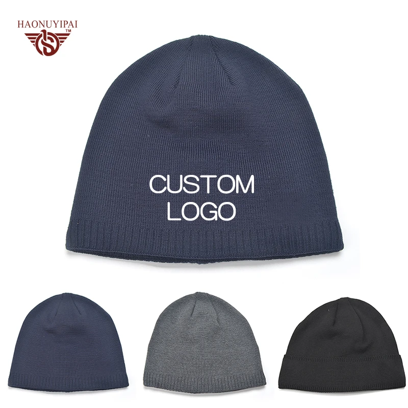 Custom Beanies Winter knitted Hats High Quality Embroidery Skullies ...