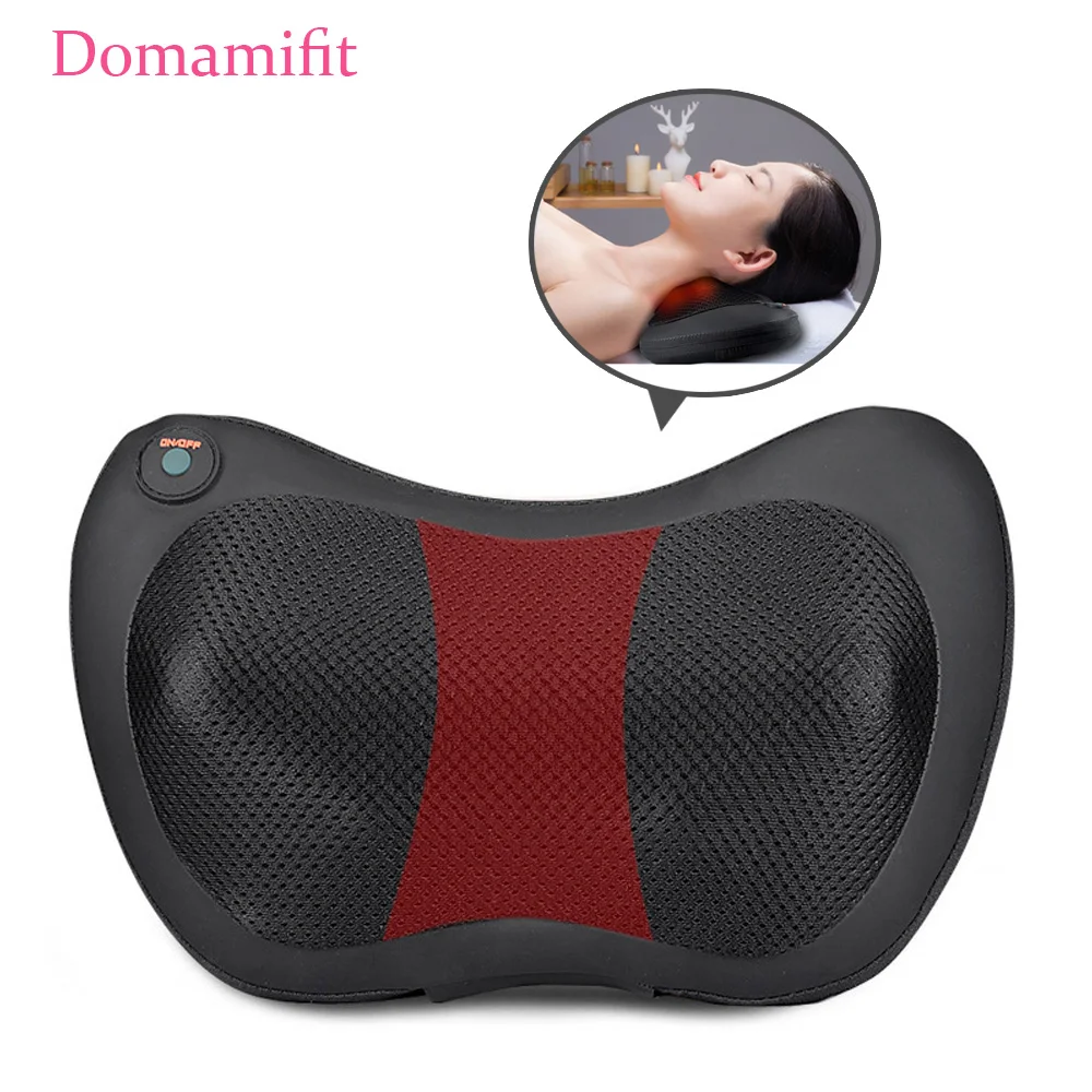 

Infrared Heating Shiatsu Massager Pillow Neck Shoulder Back Body Multifunctional Massage Pillow Cervical Healthy Massageador