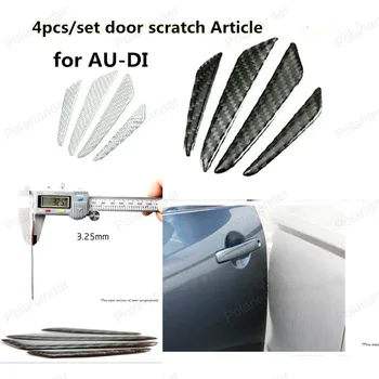 

Car Door Carbon Fiber Protector Rubbing Strip luminous scratch resistant article Auto Door Anti-collision Stickers for Au-di
