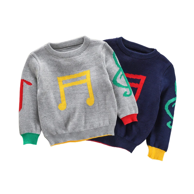 

kids simple sweater age for 2 - 8 boys winter thick warm sweater baby autumn school long-sleeve cartoon knit tops cute sweater