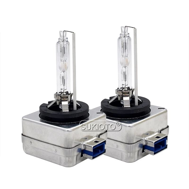 SUKIOTO Car Headlight 55W Xenon D8S HID Bulb 4300K 8000K 5000K 6000K D8S HID Replacement Bulb For 12V 55W Xenon HID Ballast Kit (10)