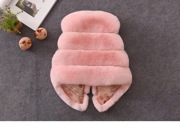 Baby Girls Fur Coat Spring Winter Jacket For Girls Coat Kids Warm Outerwear Coat For Girls Children Clothes 3 5 8 9 10 Year