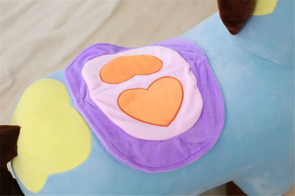 Fancytrader Soft Anime Unicorn Plush Sofa Toy Big 120cm Stuffed Cartoon Ride on Horse Doll Chair Could Load 50kg on the Back 8