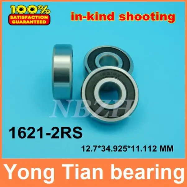 

(1pcs) High quality inch bearings 1621-2RS 1/2"x 1 3/8"x 7/16" inch 12.7*34.925*11.112 mm