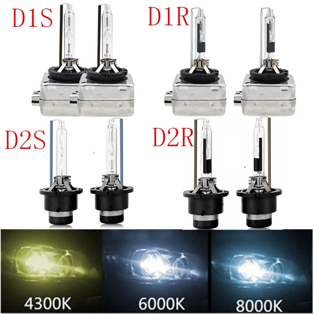 D1S HID Ampoule Lampe Xénon Phare 8000K, 35W, Pack of 2