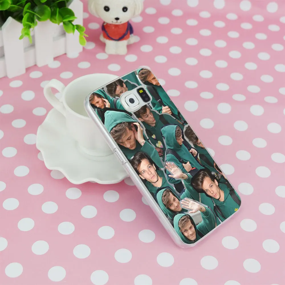 G132 Louis Tomlinson Transparent Hard PC Case Cover For Samsung Galaxy S 3 4 5 6 7 8 Mini Edge Plus Note 3 4 5 8