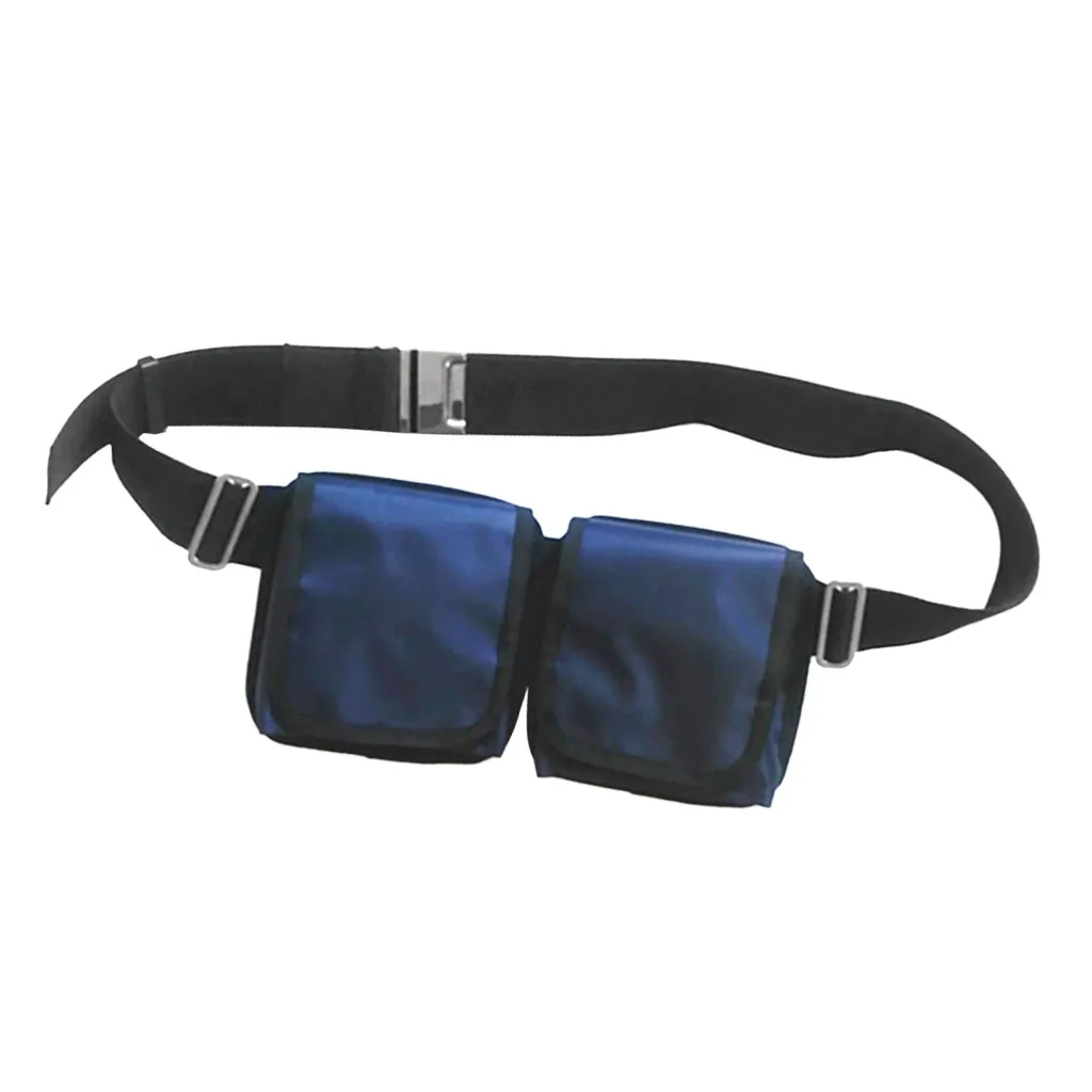 Heavy Duty Scuba Diving Pocket Pouch Weight Belts - Belt 4.9ft x 2'' Pocket 6.3'' x 6.3''