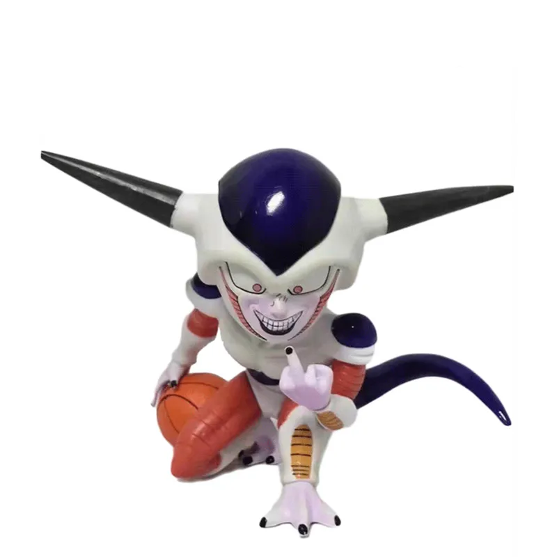 

Dragon Ball Z Frieza Despise Cute Form 2 Basketball Ver. PVC Action Figure DBZ Goku Bad Taste Frieza Model 10cm