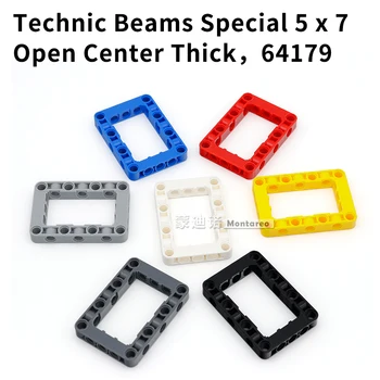 

Moc 46179 Technic Beam 5 x 7 Open Center Thick compatible major Particles DIY building blocks bricks parts 15pcs/set