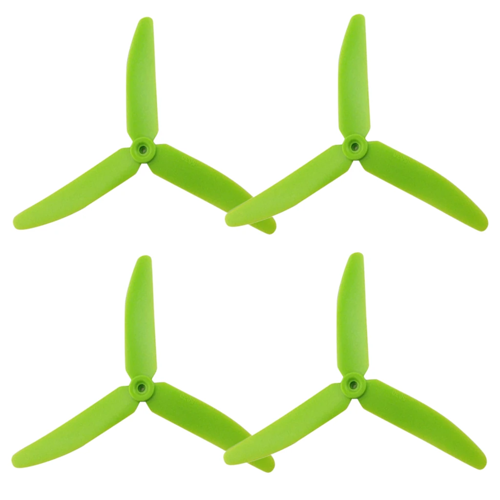 Durable 4 Pcs 3-leaf Propeller Prop for Hubsan X4 H502S H502E CW CCW Propeller Prop RC Helicopters Parts Replacement Accessories