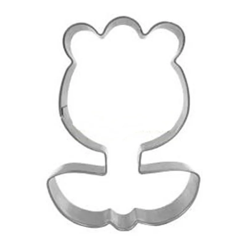 

2016 Stainless Steel Tulip Shape Baking Fondant Biscuit Cookie Moulds Tool Bakeware CA90