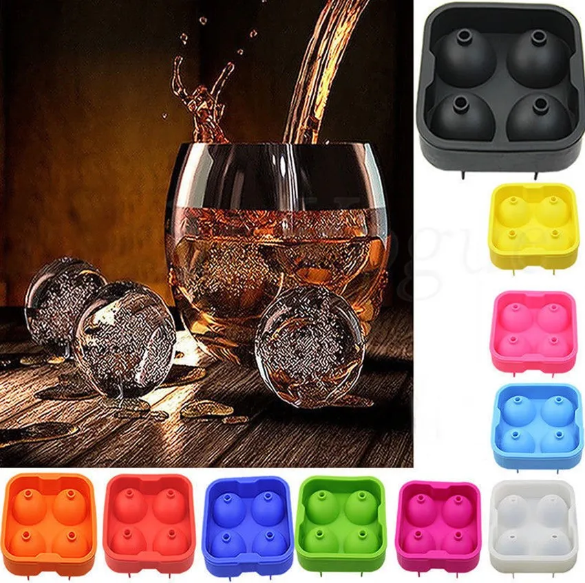 Beautiful Ice Cube Ball Maker Mold Sphere Mould Party Tray Round Bar