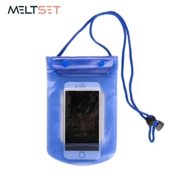 

Universal Waterproof Phone Pouch Transparent Phone Cover for Diving Travel Drawstring Smart Phone Bag Case for Swimming