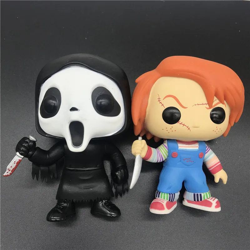 

AOSST pop Anime IT-Pennywise CHUCKY Ghostface Billy for Vendetta pvc Action Figure Collection Model Toy For birthday Gifts