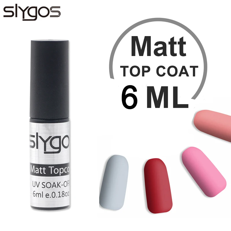 SLYGOS 6 мл Шарм голый розовый 3D Гель-лак драгоценный кошачий глаз УФ-Гель-лак Полупостоянный замачиваемый УФ-лампа магнит для гель-лака - Цвет: matt top coat