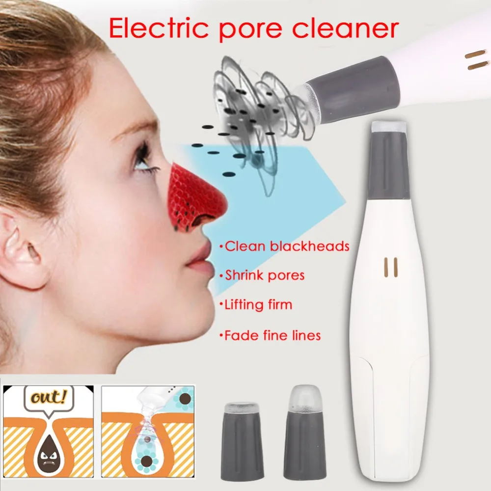

Pore Cleaner Blackhead Remover Vacuum Electric Nose Face Deep Cleaning Skin Care Machine Suction Removal Peeling Beauty Tool
