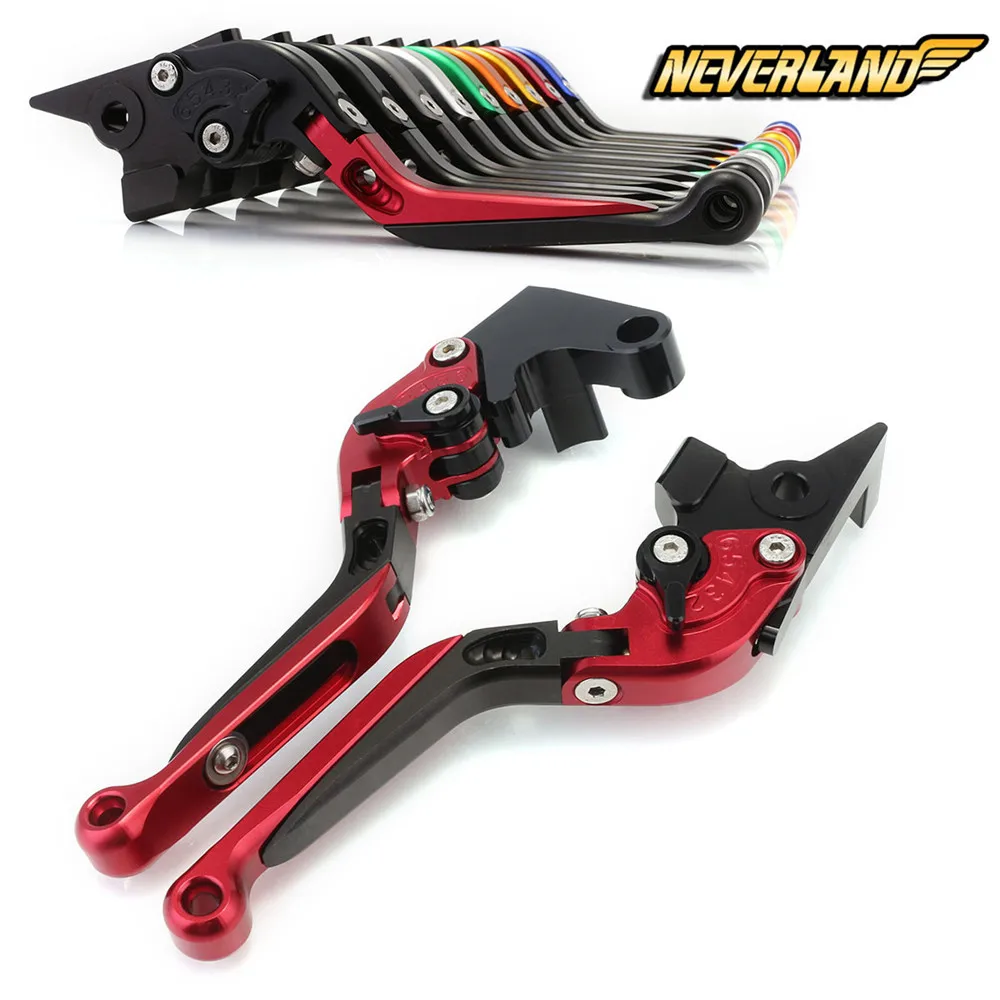 

NEW Folding Extendable Adjustable CNC Aluminum Brakes Clutch Levers For Yamaha FZ1 FZ6 FAZER FZ6R MT07 MT09 XJ6 DIVERSION