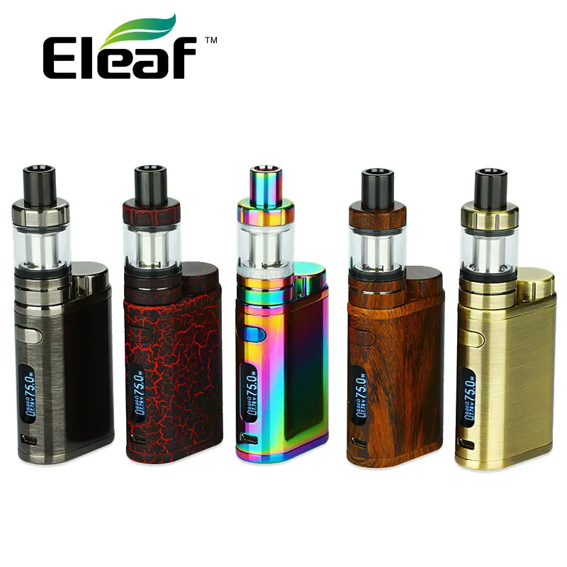 Оригинальный набор для вейпа Eleaf iStick Pico TC 75 Вт с мини баком MELO 3 2 мл и катушкой EC 0 Ом