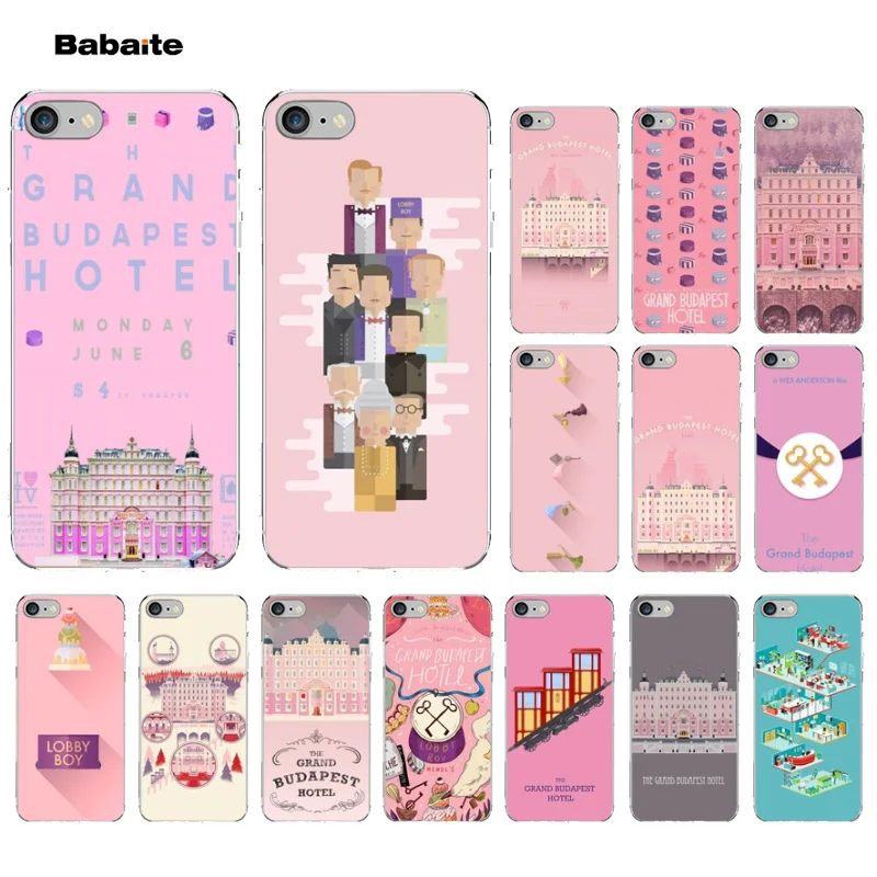

Babaite Wes Grand Budapest Hotel and lobby boy Customer High Quality Phone Case for iPhone 5 5Sx 6 7 7plus 8 8Plus X XS MAX XR
