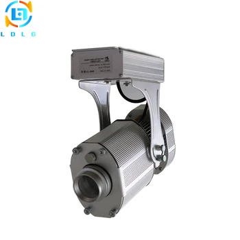 

Waterproof Silver Advertising 40W Static Image LED Gobo Projector 4500lm LED Company Logo Gobo Image Projection Light Outdoor