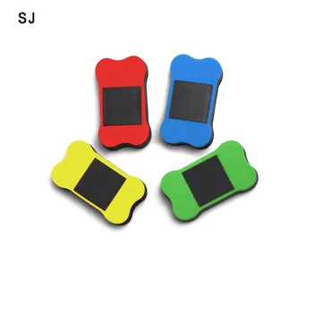 

2PCs Colorful Magnet Erasers for A4 Flexible Fridge Magnetic Whiteboard Magnet Eraser Student Writing Tools Office Stationerys