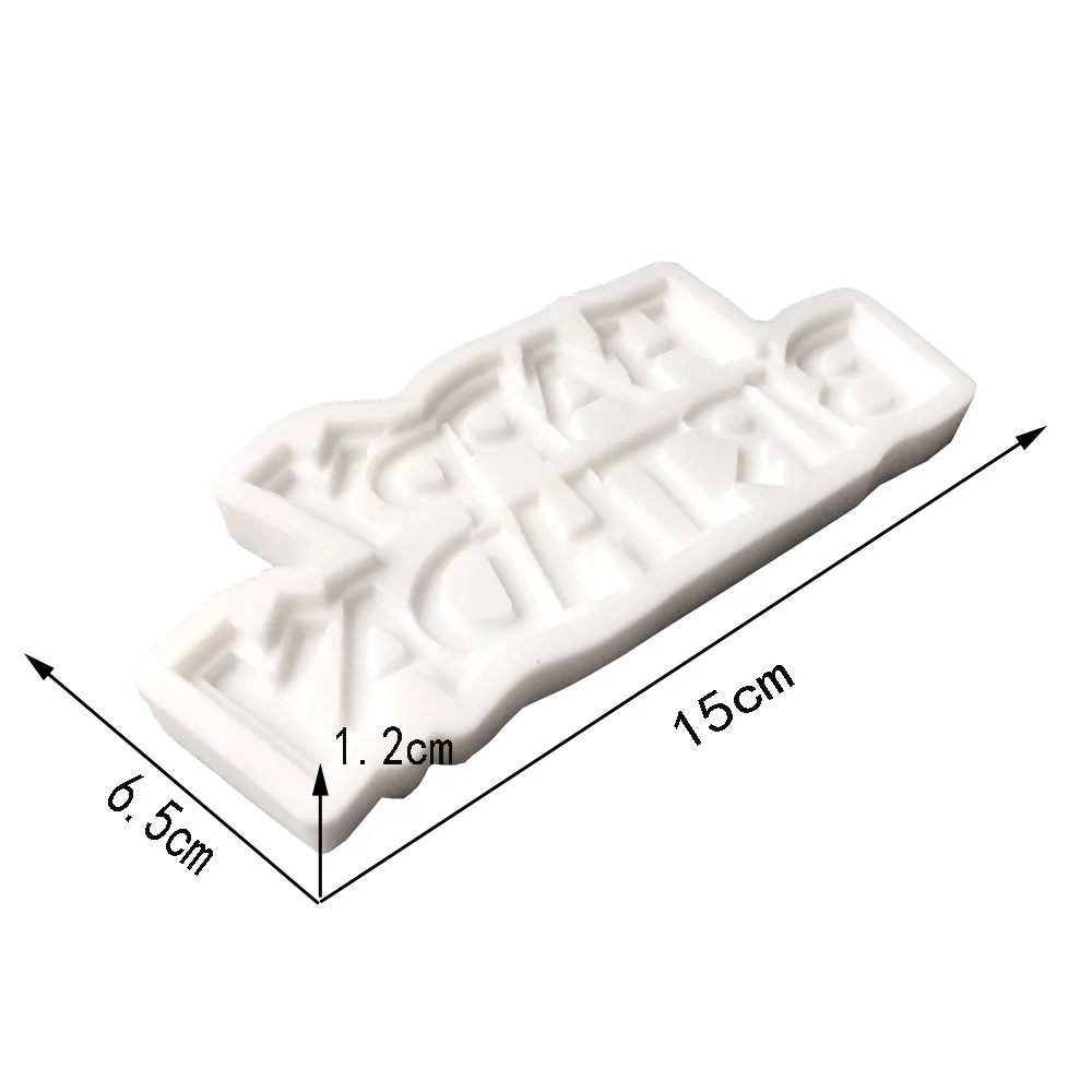 Aouke с днем рождения помадка кекс украшения формы торт силиконовые формы сахарная паста Конфеты Шоколад для мастики и глины плесень