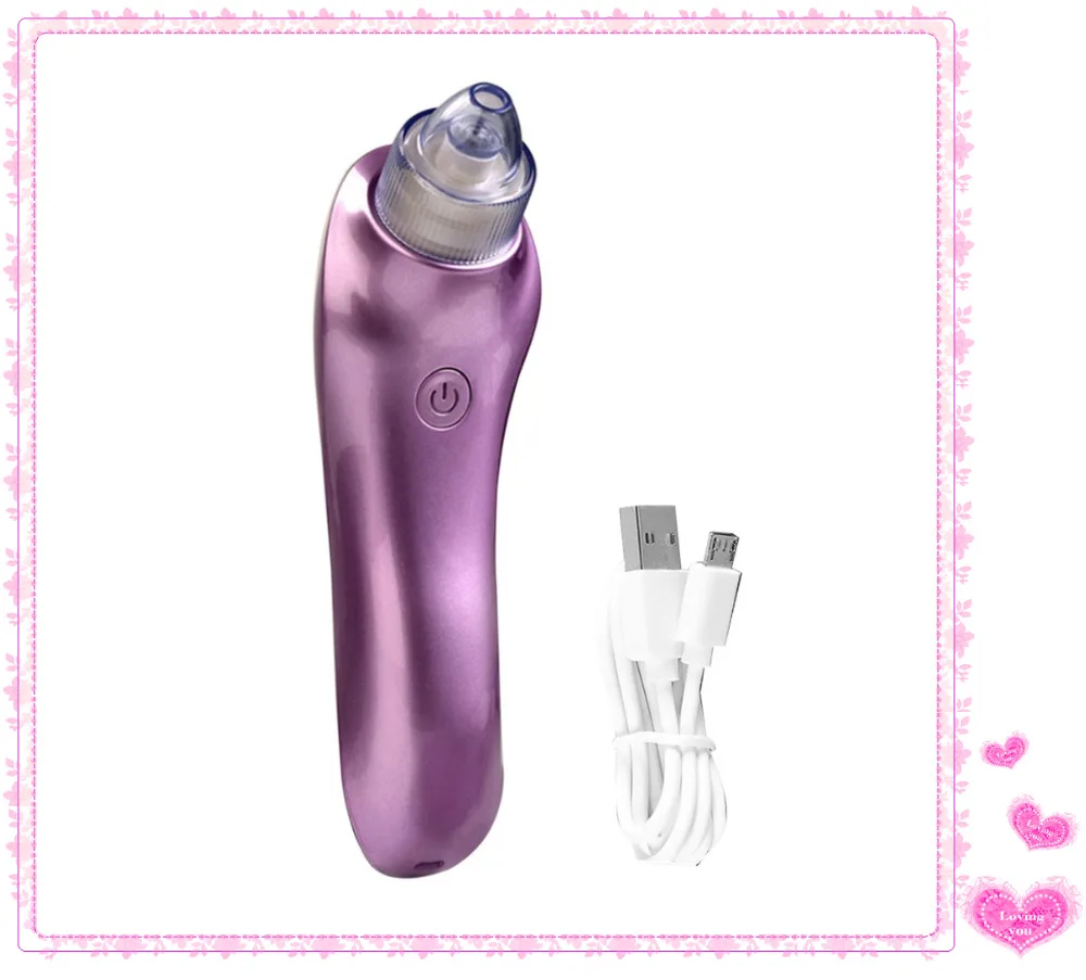 

5V USB Charging Vacuum Electric Face Pore Cleaner Blackhead Remover Acne Suction Facial Skin Care Cleaning Tool New Sale