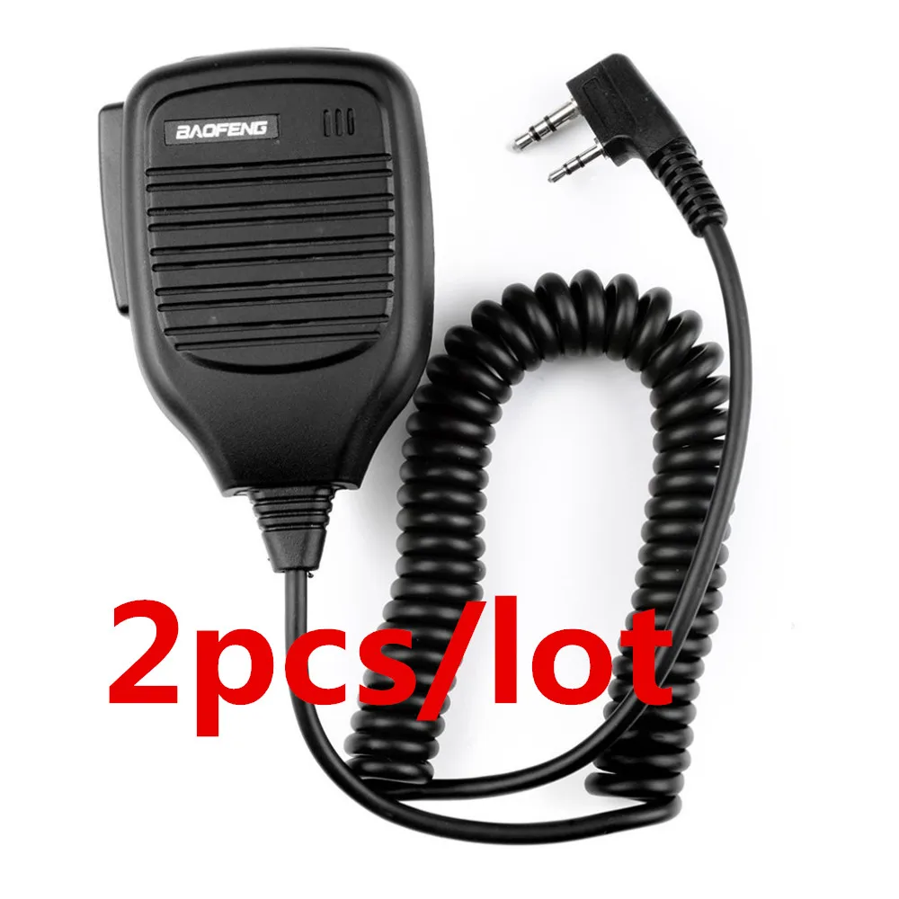 Baofeng Handheld Microphone Speaker Two Way Radio Speaker Microphone with Red Light