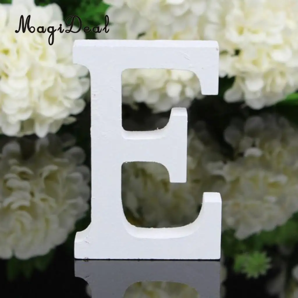 DIY Wooden Alphabet Letters Sign Plaque Wall Art Hanging Decor Decal Wedding Baby Shower Party DIY Decoration