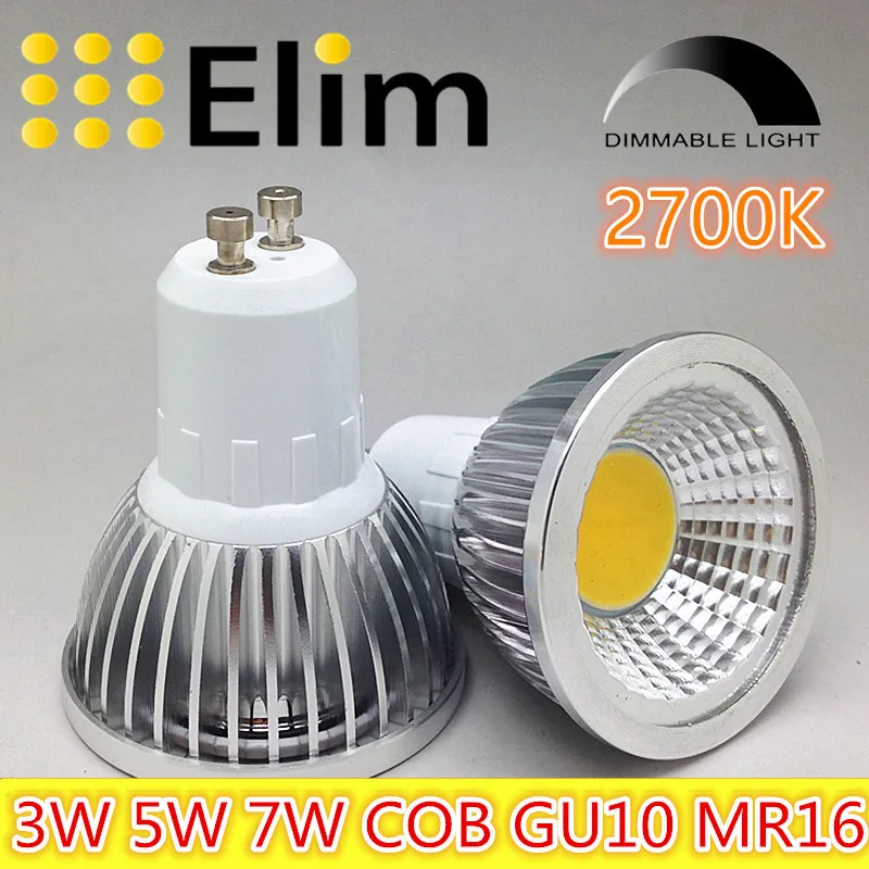 GU10 COB dimmable 2700K 3000K 4500k Warm White 3W 5W 7W LED GU10 MR16 lamp bulb light replace the Halogen _ - AliExpress Mobile