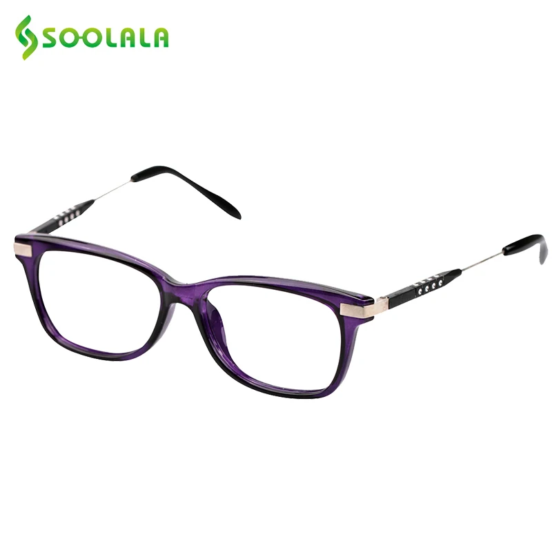 

SOOLALA Men Women Ultra-light Reading Glasses lunette loupe de vue Retro Brand Comfy Presbyopic Glasses oculos de grau +1 to +5