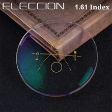 Элексион 1,61 ИНДЕКС свободной формы рецептурные Мультифокальные линзы Супер жесткий CR-39 оптический мульти фокус прогрессивные линзы