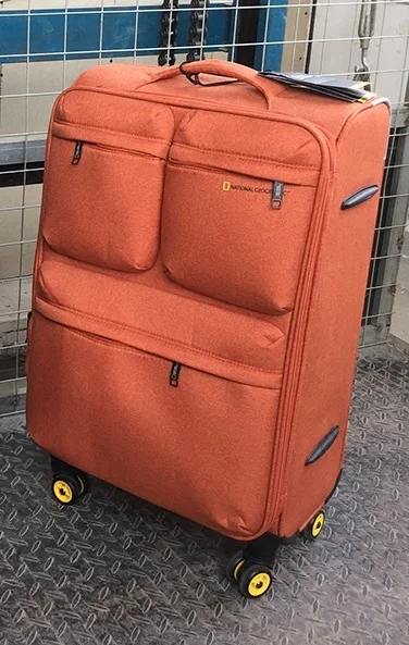 20 24 28 дюймов экспорт чемодан на колесиках фирменный туристический чемодан на вращающихся колесиках ткань Оксфорд - Цвет: orange