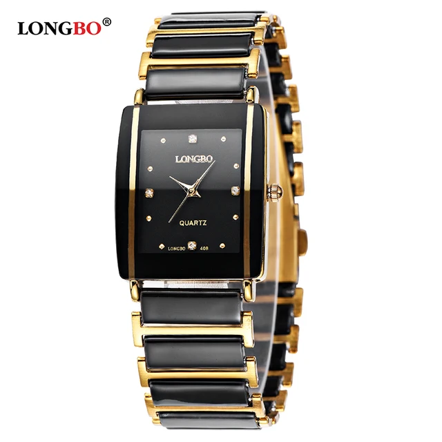 Longbo Brand Men Women Lover's Comple Ceramic Brief Casual Unique Quartz Wrist W Longbo Brand Men Women Lover's Comple Ceramic Brief Casual Unique Quartz Wrist W