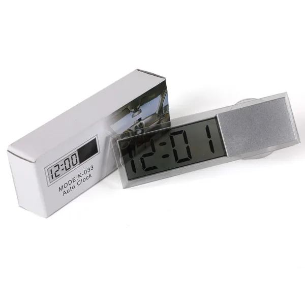 New Best Promotion Suction Cup Sticker Auto Car Dashboard Windscreen Digital LCD Display Mini Clock
