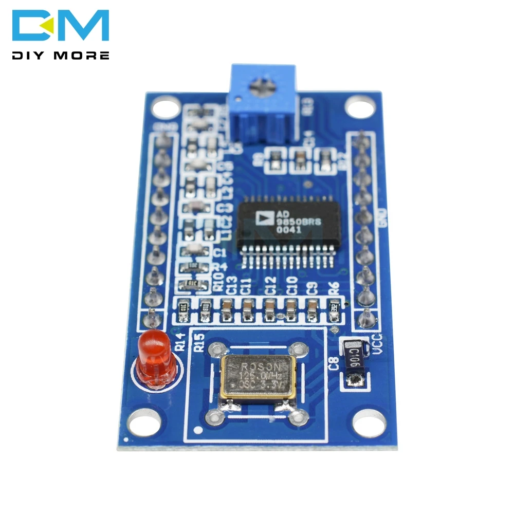 AD9850 DDS генератор сигналов модуль доска 0-40 МГц 2 Синусоидальная волна и 2 квадратных Волны выход тестовое оборудование TE439 DIY