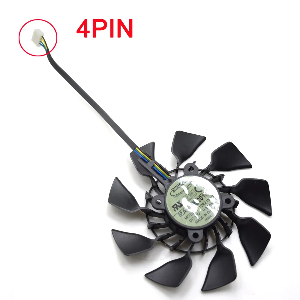 95mm T129215SU GTX 970 Cooler Fan Replace For ASUS GTX 970 GTX 780 TI R9 380 R9 380 X R9 390 390X RX 570 Graphics Card Cooling