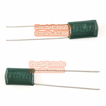 

100pcs Polyester film capacitor 12nF 100V 2A123J