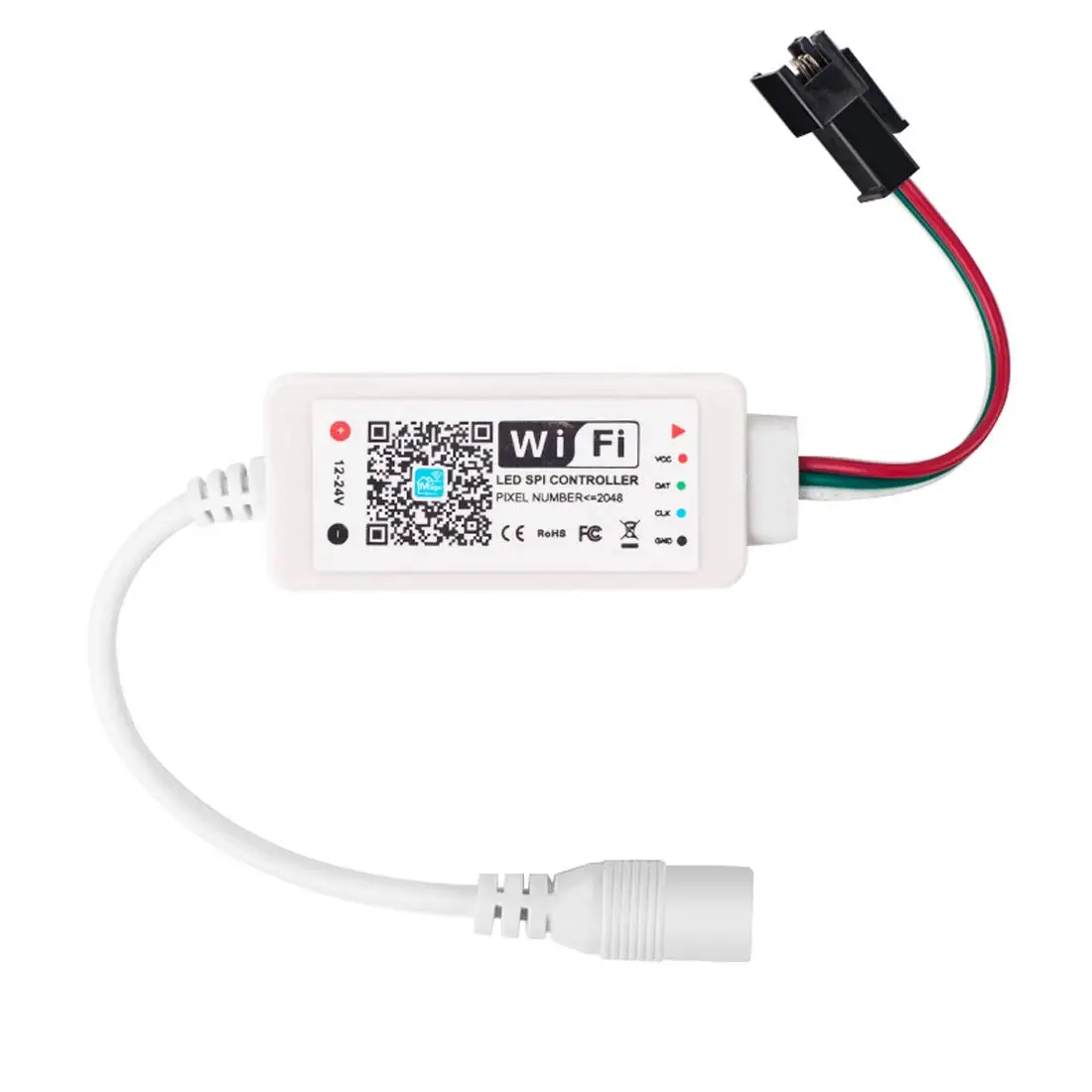 DC5-28V Мини Wi-Fi WS2812B RGB RGBW светодиодный регулятор линейного светильника Amazon Alexa Google телефон IOS/Android APP Bluetooth, Wi-Fi Управление