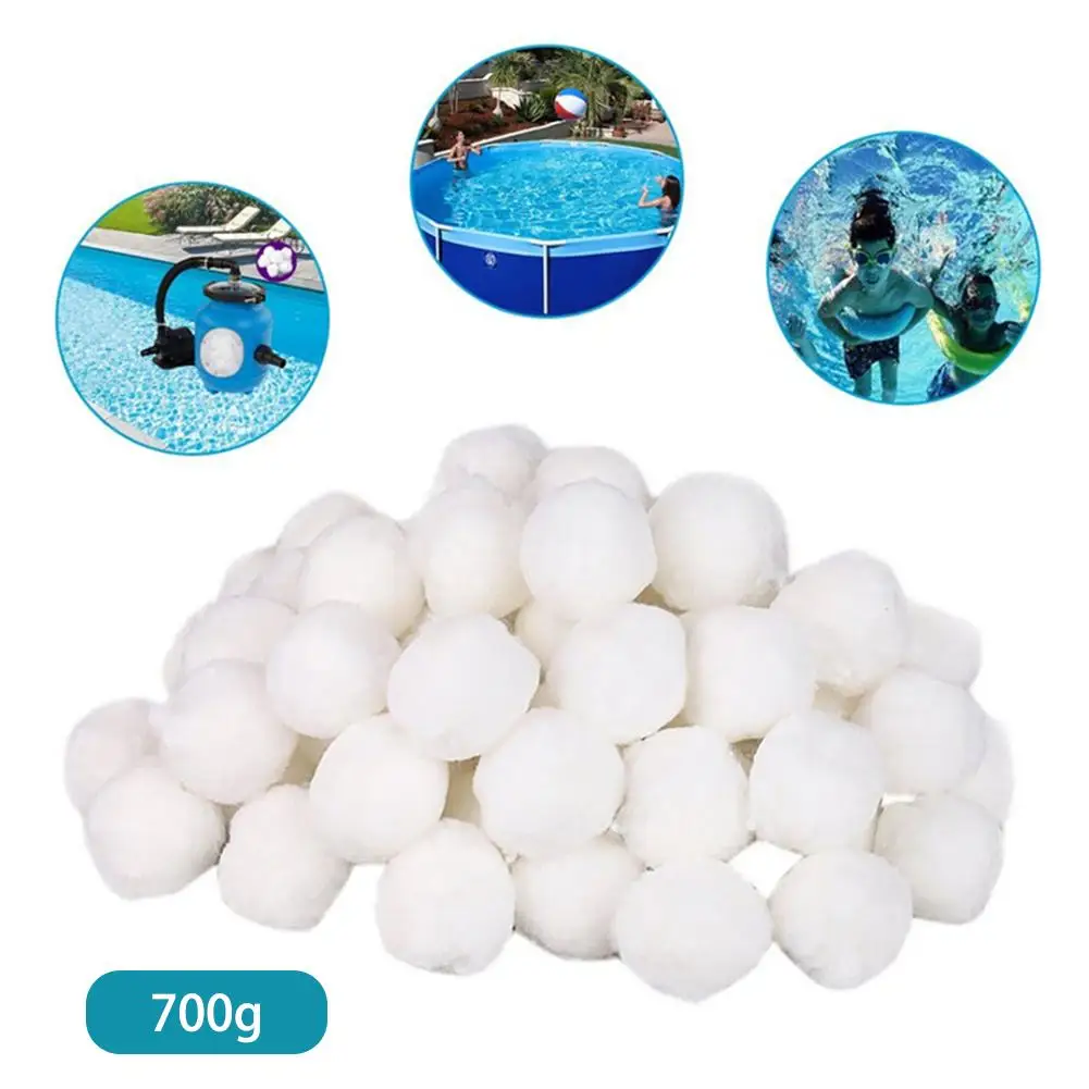 700g Swimming Pool Cleaning Equipment Special Fine Filter Fiber Ball Filter Light High Strength Durable Swimming Pool Cleaning